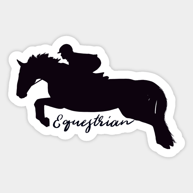 Equestrian Simplified Sticker by themarementality